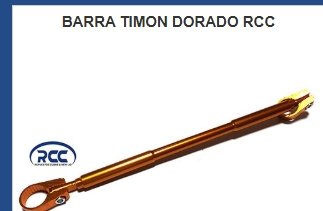 BARRA DE TIMON AJUSTABLE DOLADO 