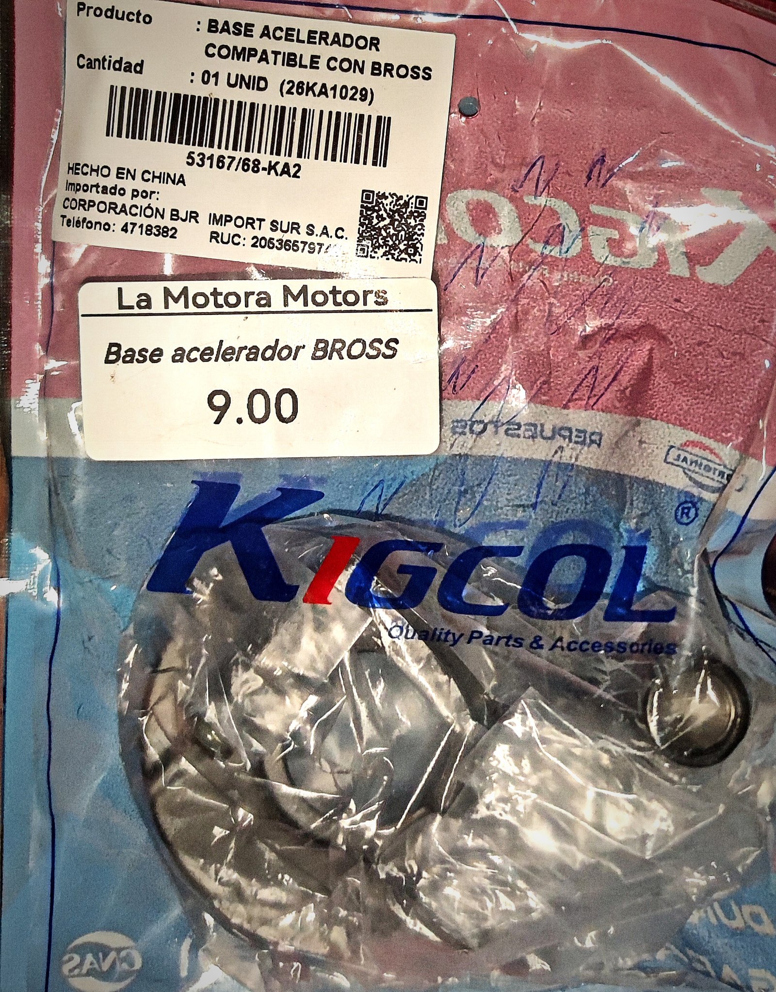 Base Acelerador BROSS